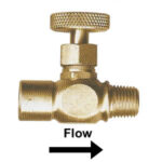 1/4" Brass Needle Valve (FNPT x MNPT)