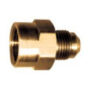 A brass connector is shown.