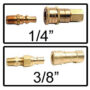 A picture of different types of couplings.